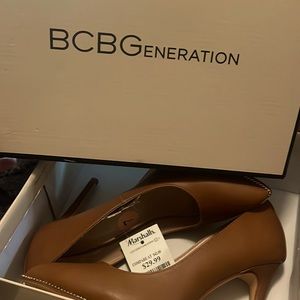 BCBGeneration Cognac Harlia size 7 Heels